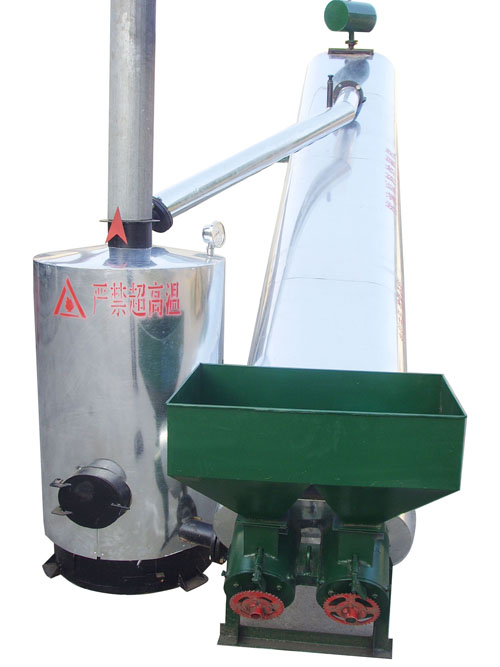 500型雙筒炒料機(jī)側(cè)